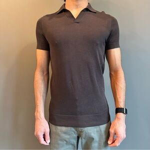 Suitsupply Rich Brown Polo Shirt